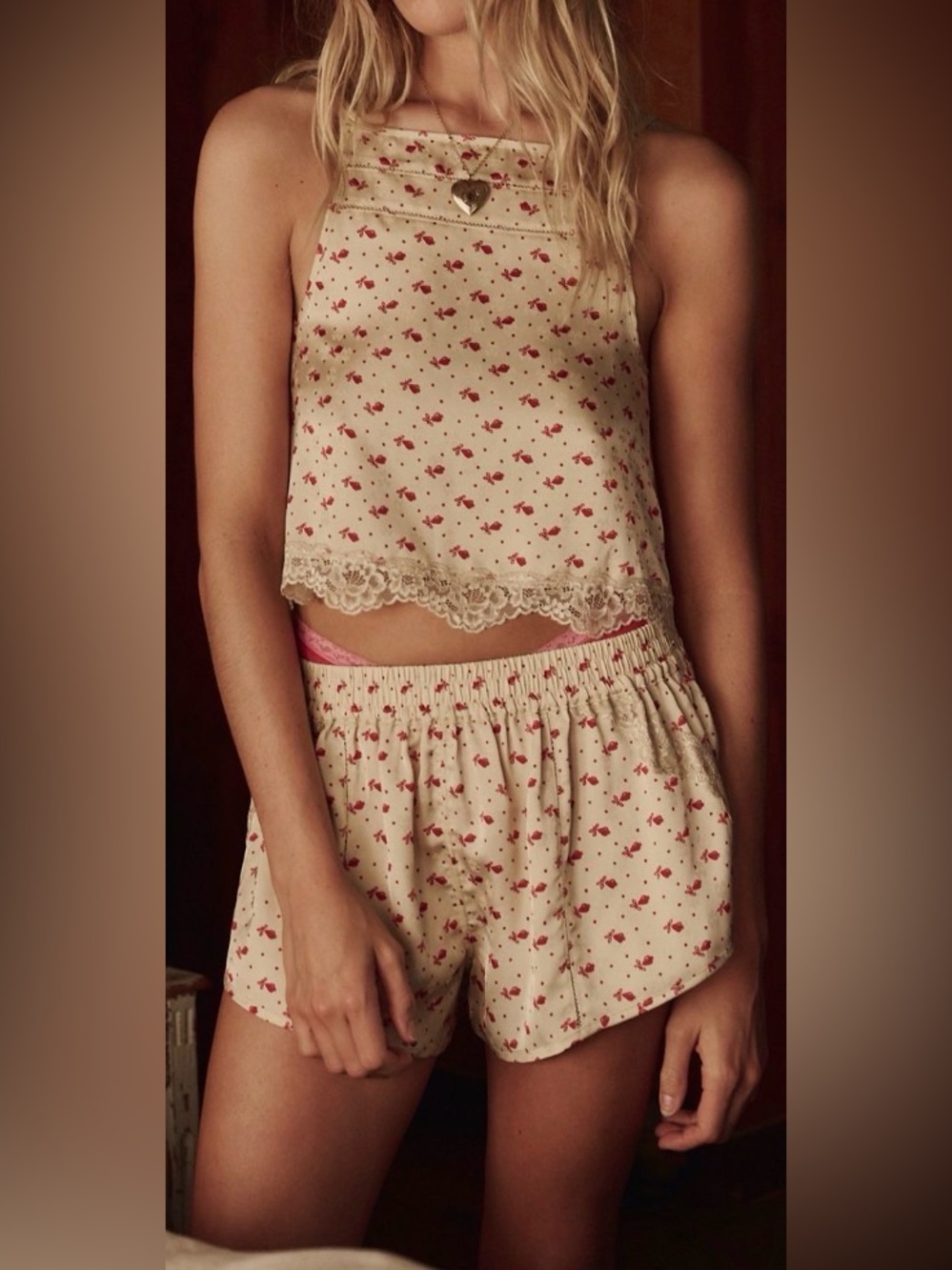 Intimately Free People Midnight Muse PJ set